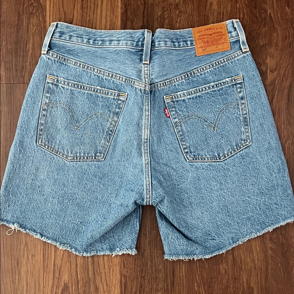 Levi's Classic Blue Jean Shorts for Women